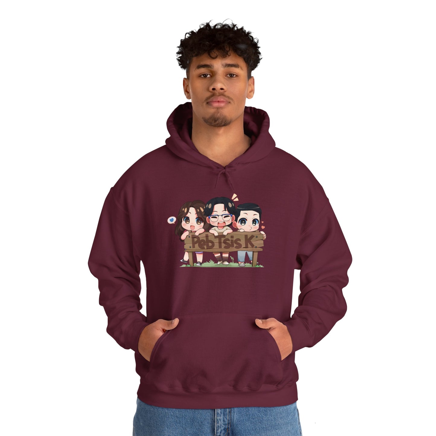 Peb Tsis K Hooded Sweatshirt