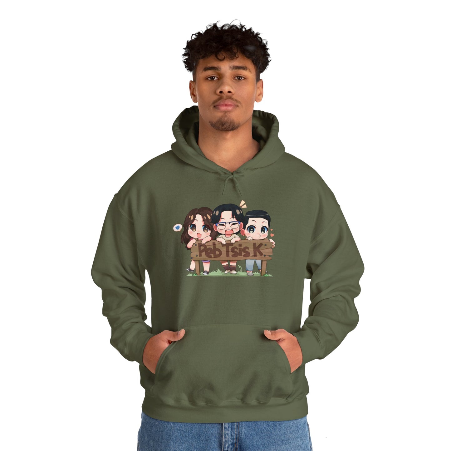 Peb Tsis K Hooded Sweatshirt